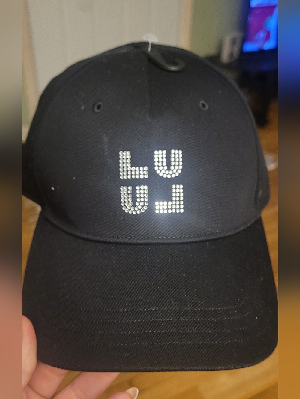 Lululemon Black Unisex Structured Ball Cap *Jeweled S/M